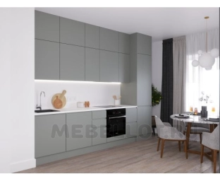 Кухня Комфорт Grey, прямая, 2450-2650 мм