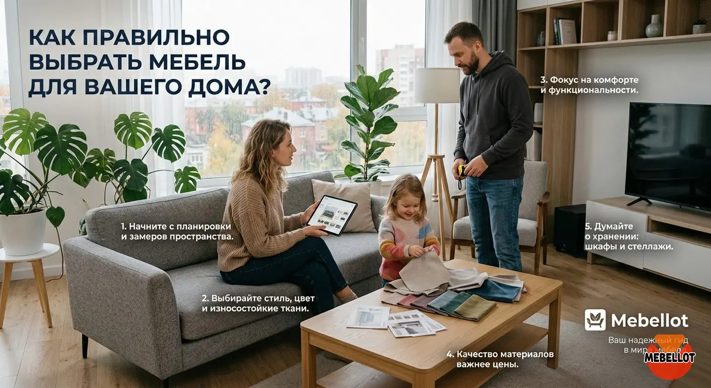 Как правильно выбрать мебель для вашего дома?