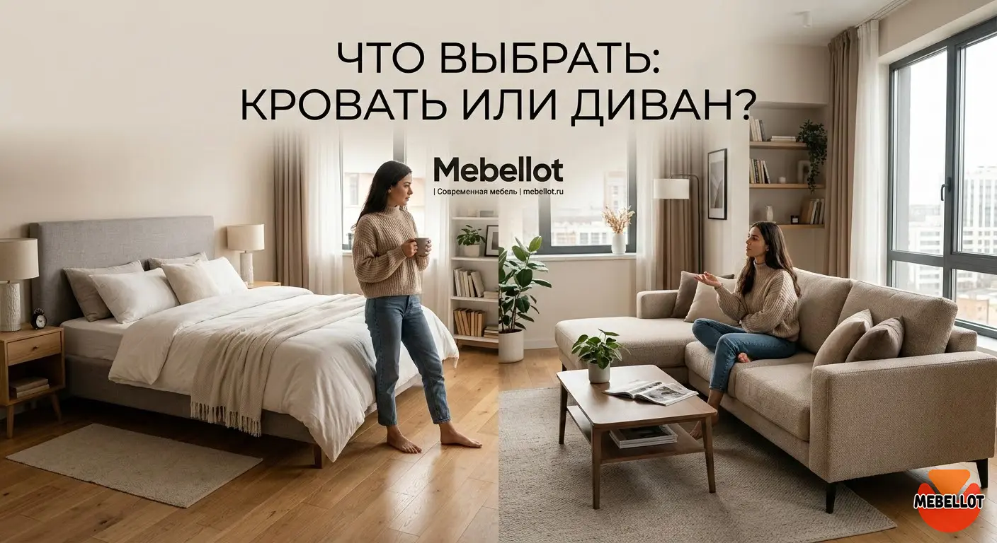 Что выбрать: кровать или диван?