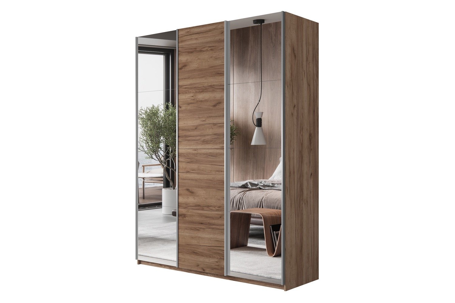 Шкаф-купе 3-дверный Cors-2