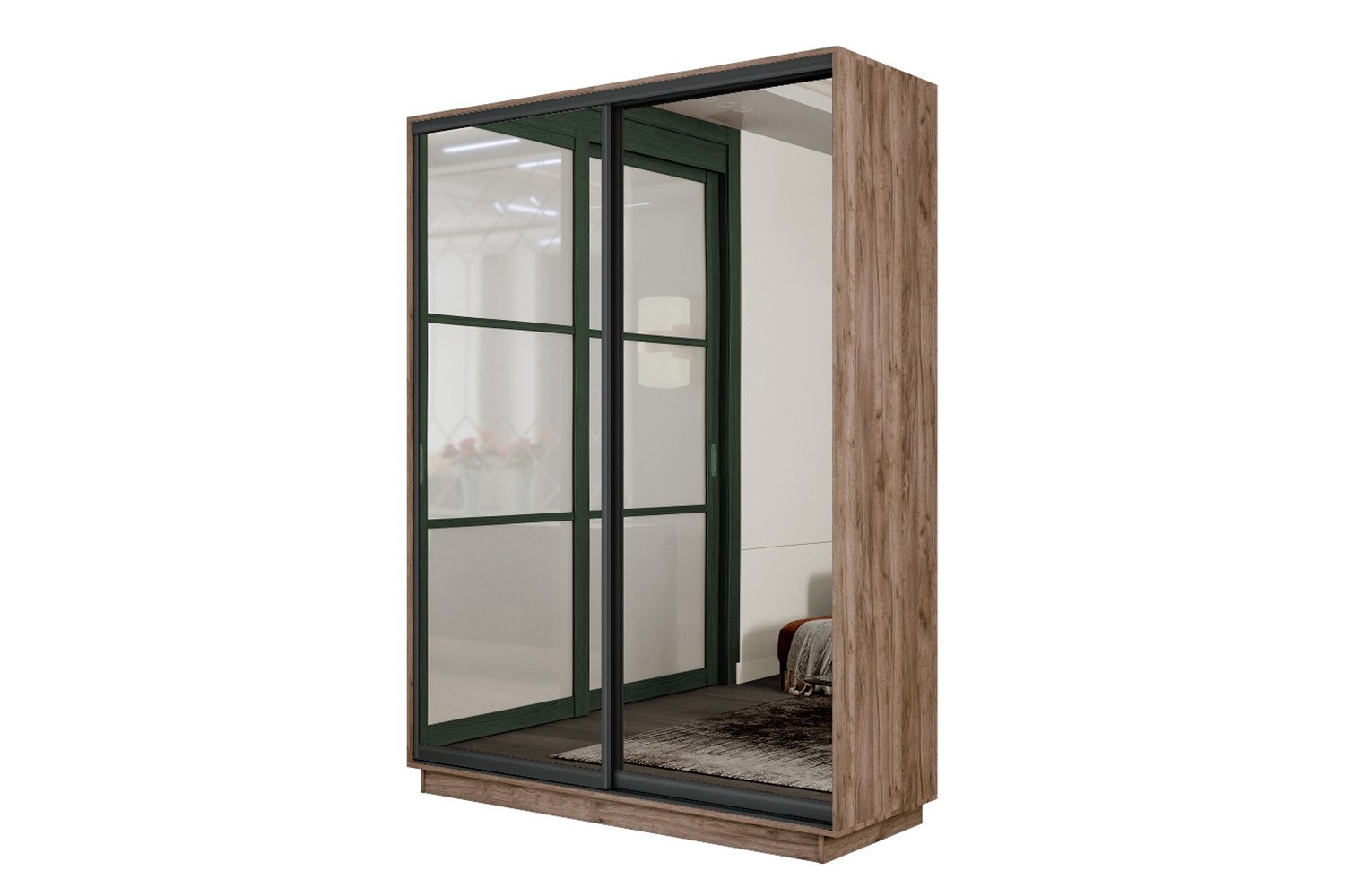 Шкаф-купе 2-дверный Slide-2