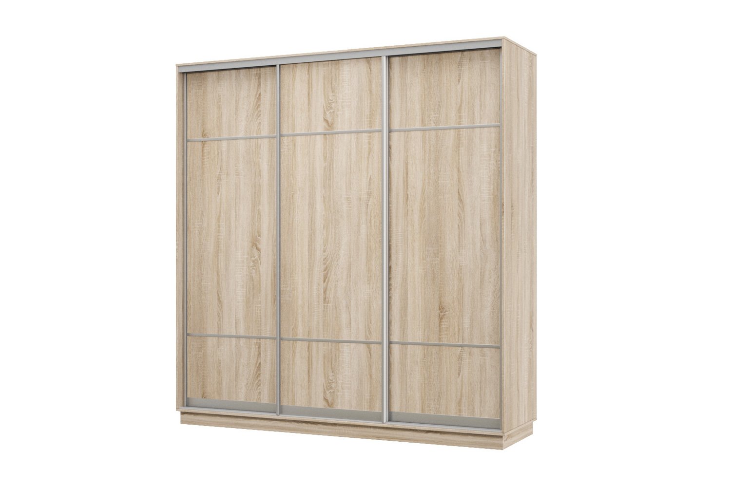 Шкаф-купе 3-дверный Практик 60