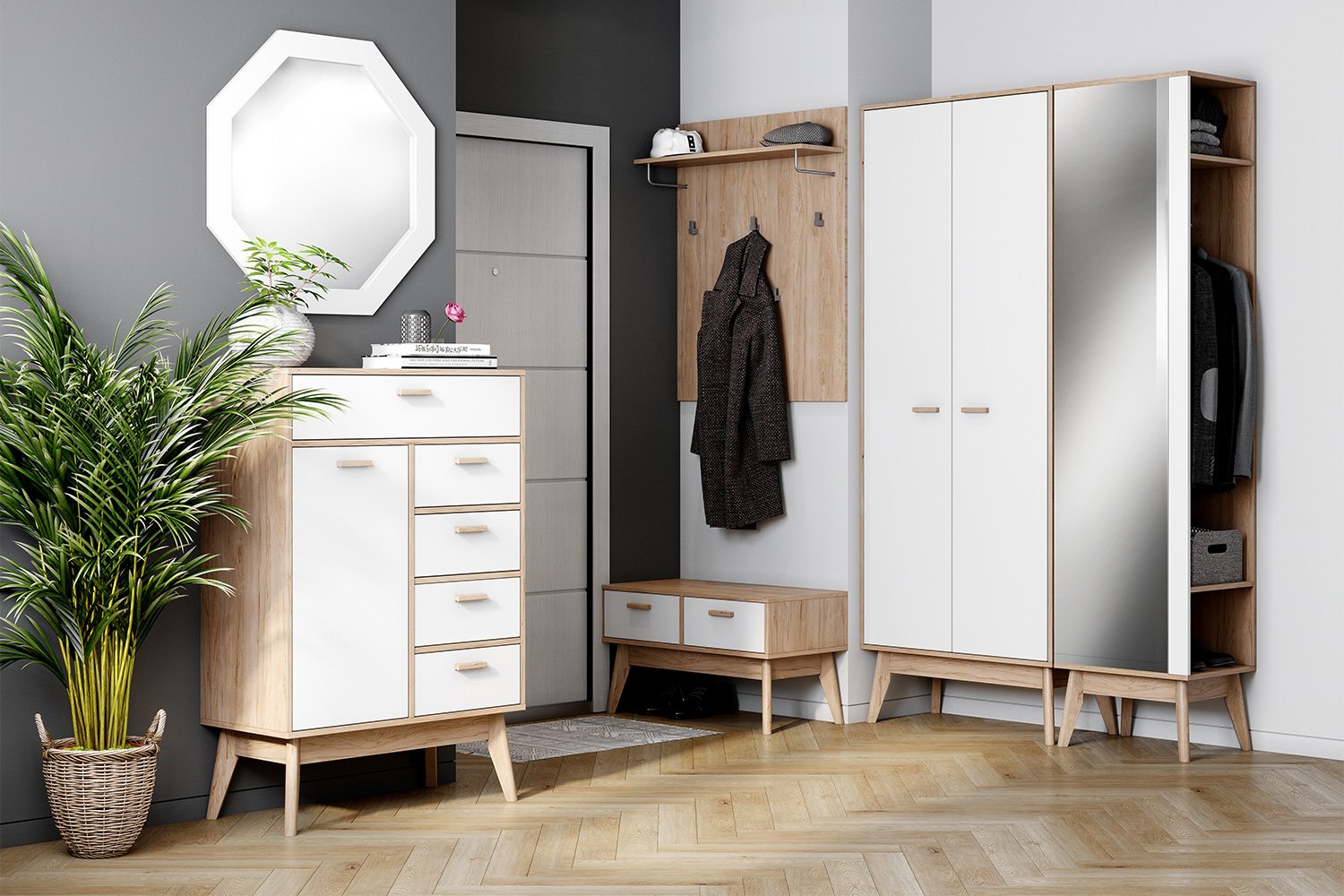 Прихожая SCANDICA Хортен