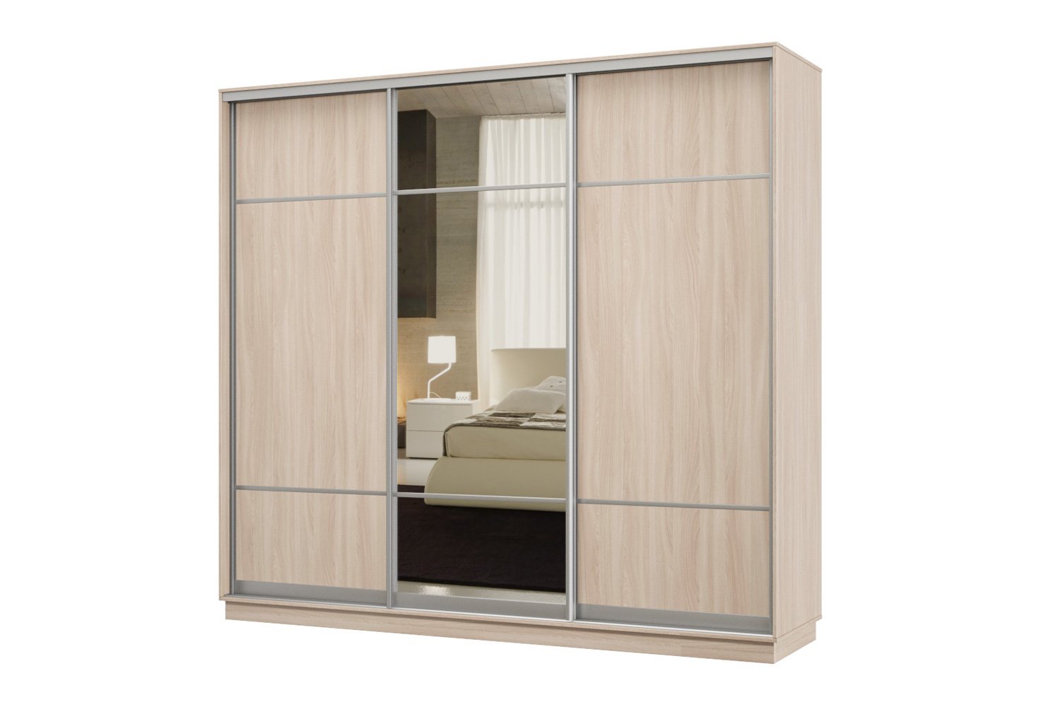 Шкаф-купе 3-дверный Практик 36