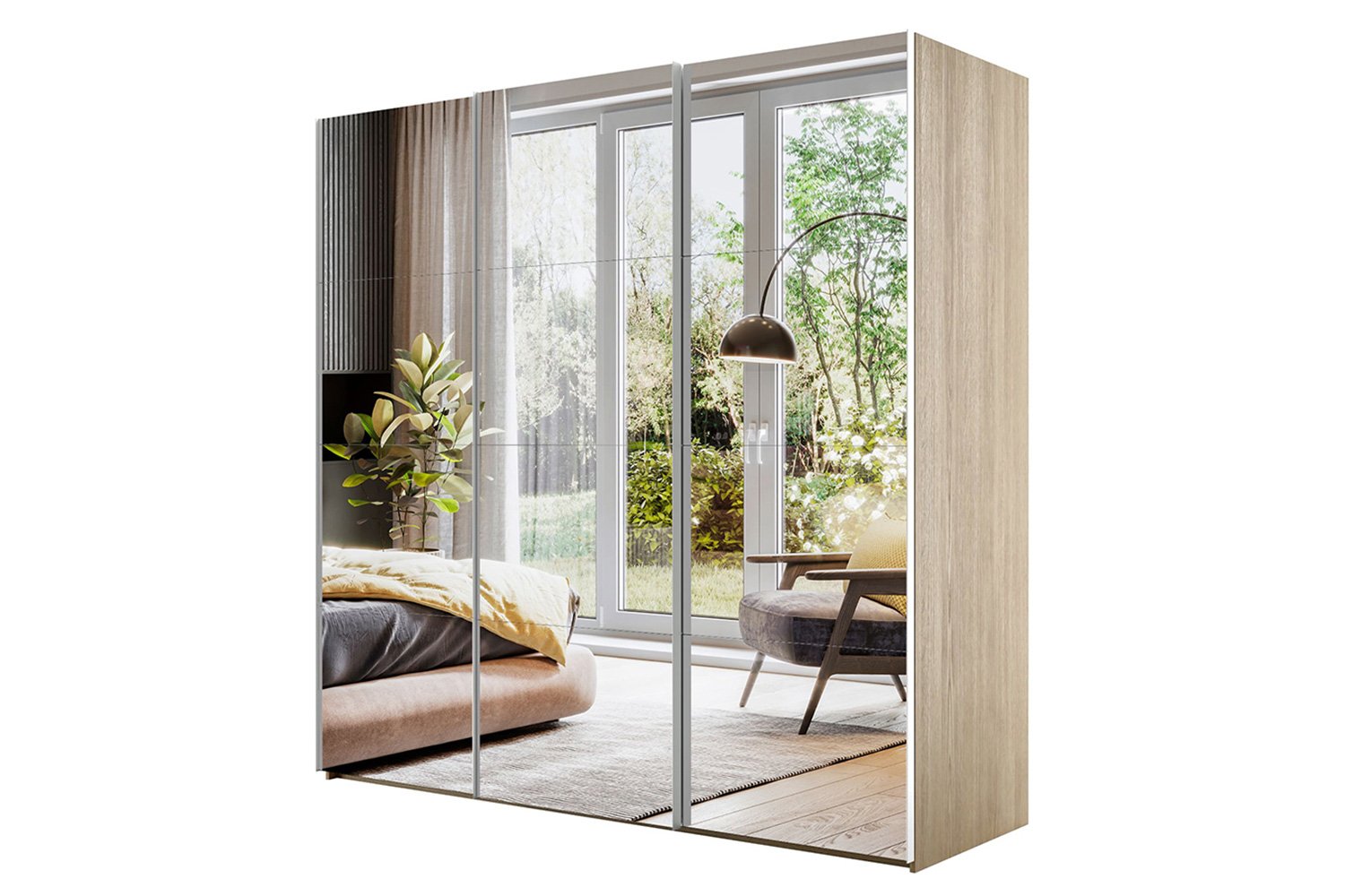 Шкаф-купе 3-дверный Comet 300х240 см