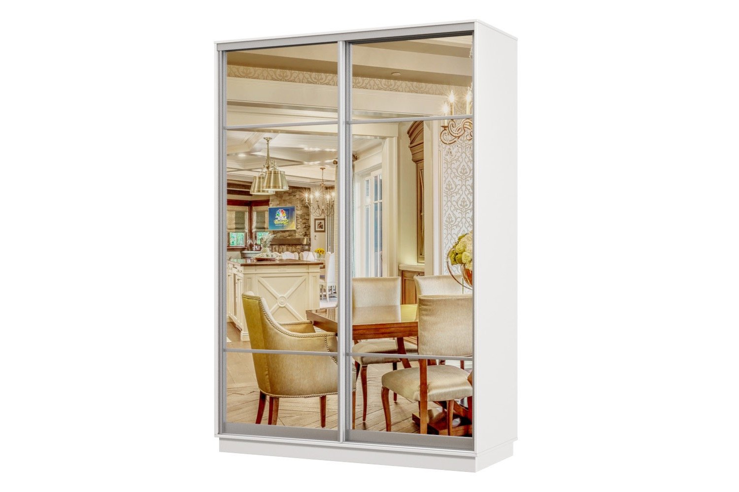 Шкаф-купе 2-дверный Практик