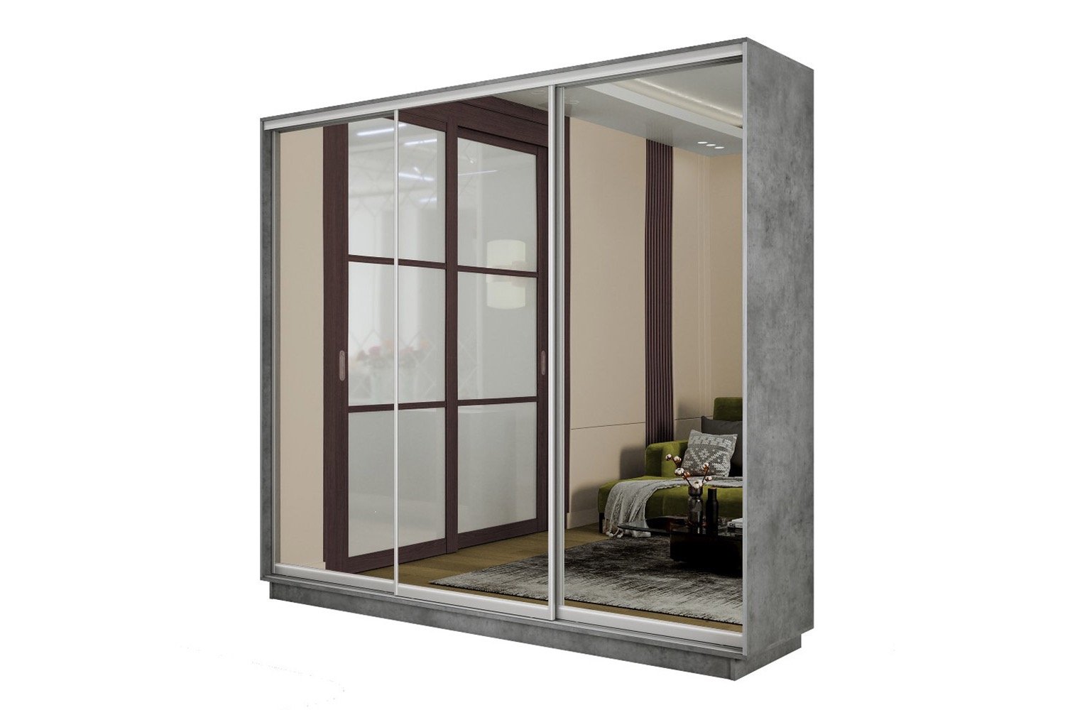 Шкаф-купе 3-дверный Slide-2