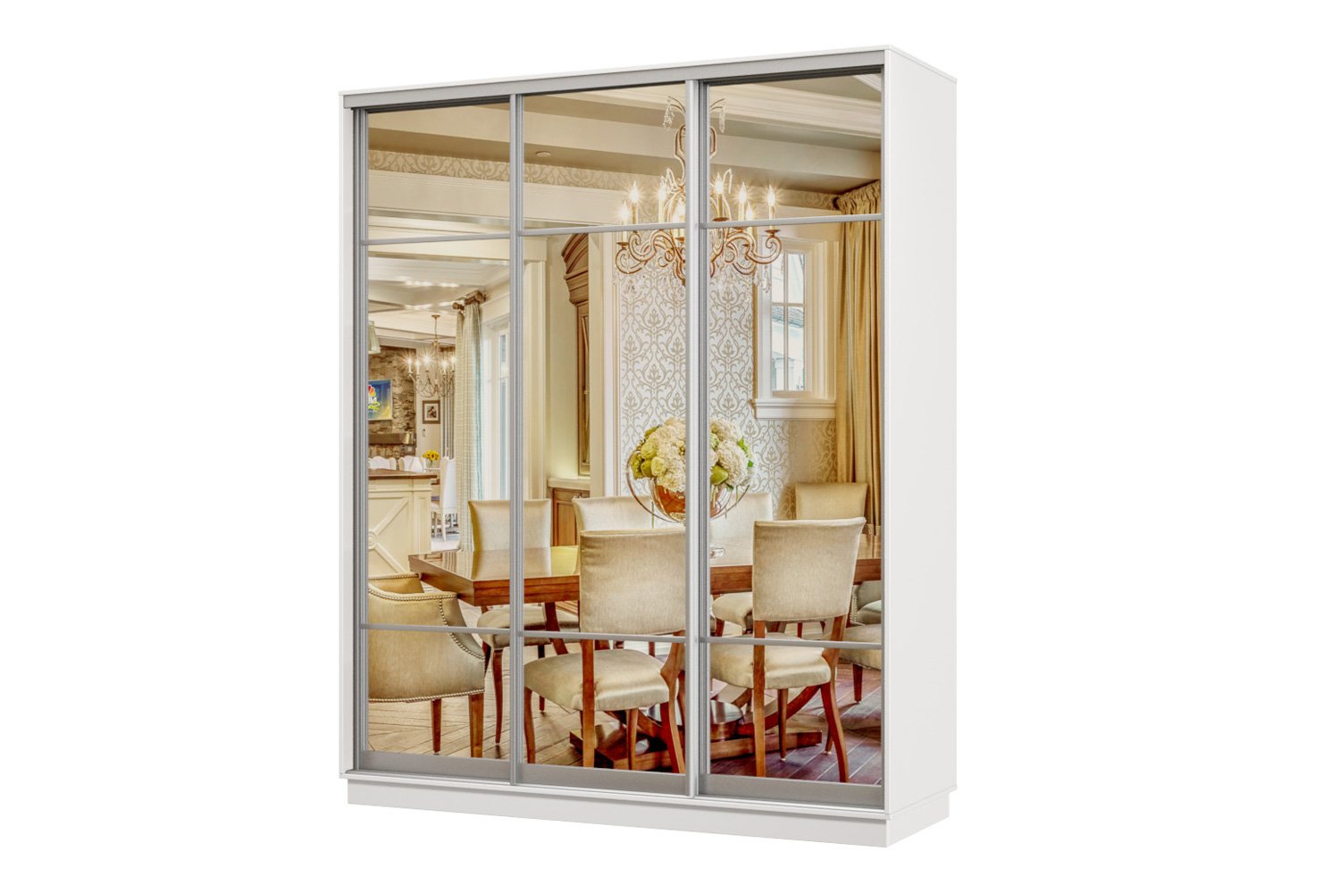 Шкаф-купе 3-дверный Практик 24