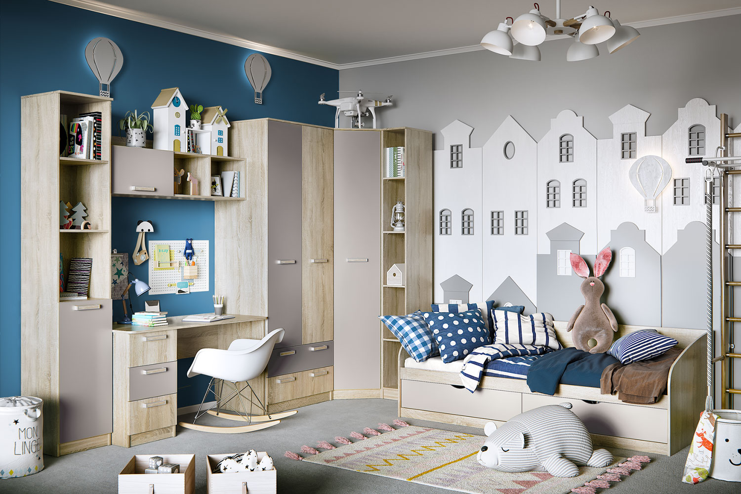 Детский гарнитур Акварель