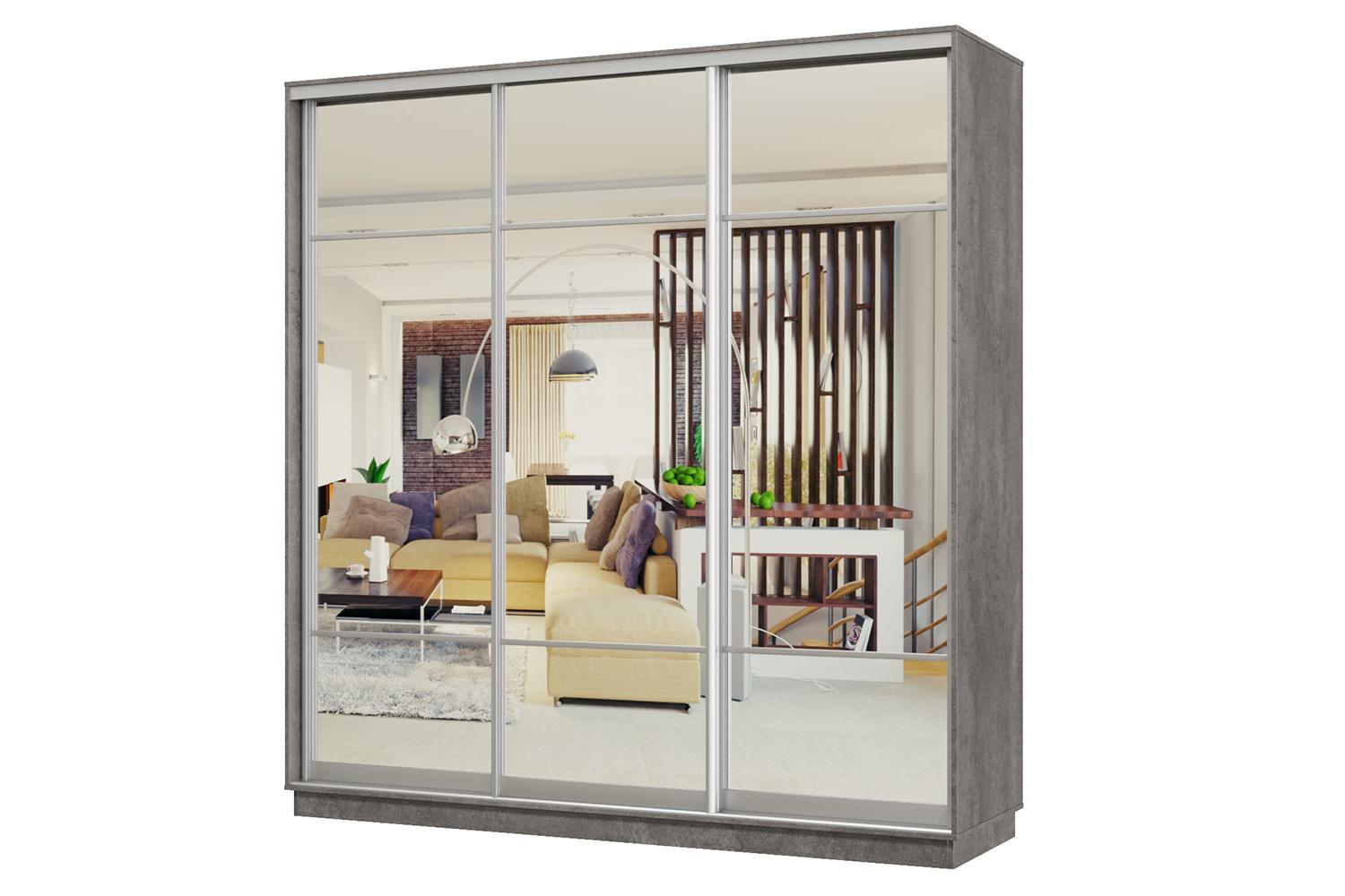 Шкаф-купе 3-дверный Практик