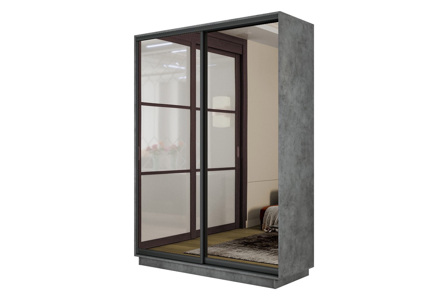 Шкаф-купе 2-дверный Slide-2