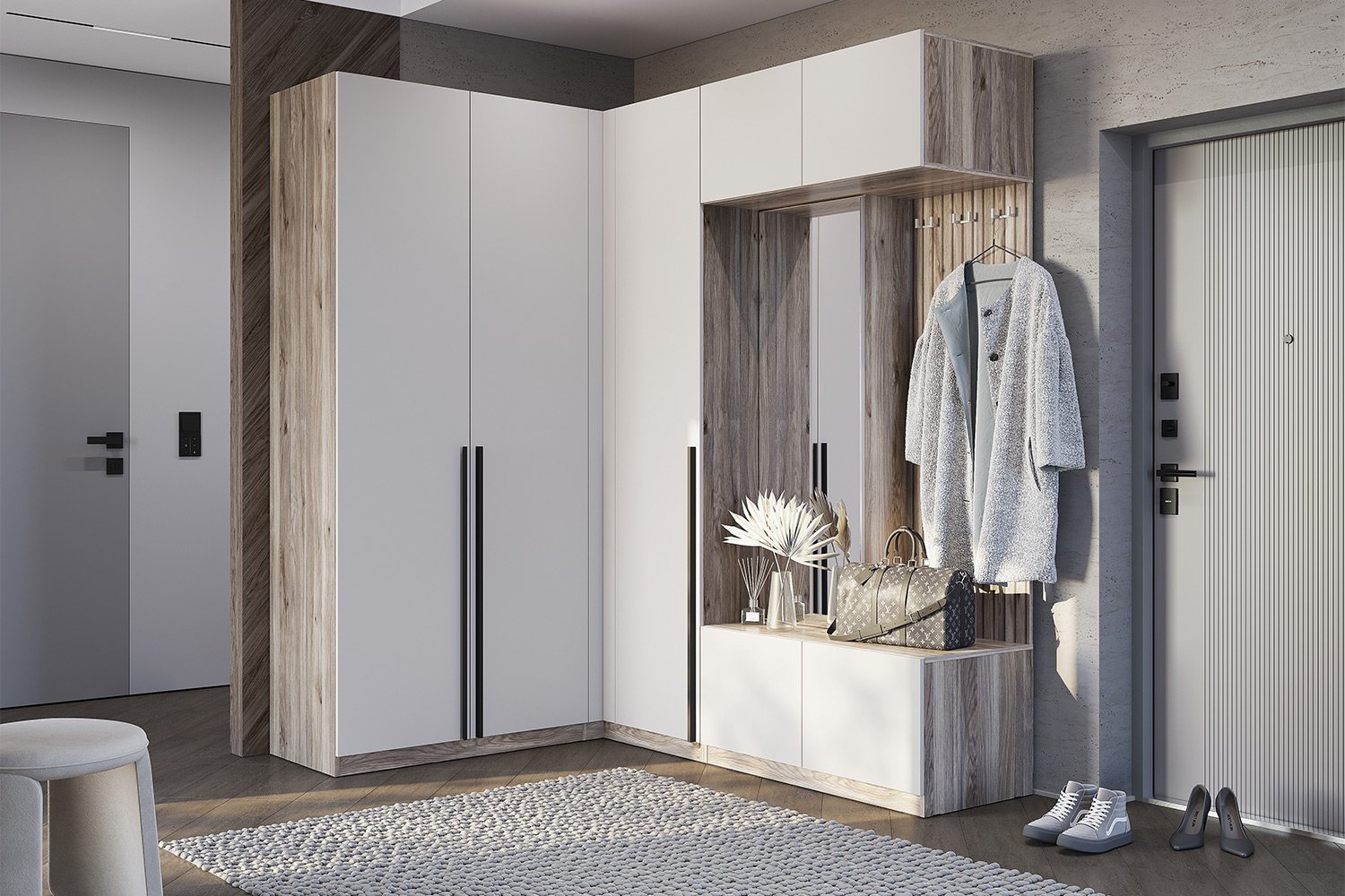 Угловая прихожая Урбан