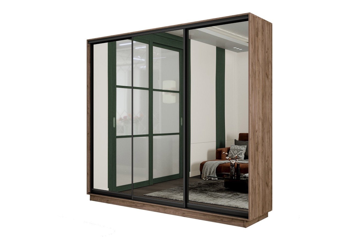 Шкаф-купе 3-дверный Slide-2