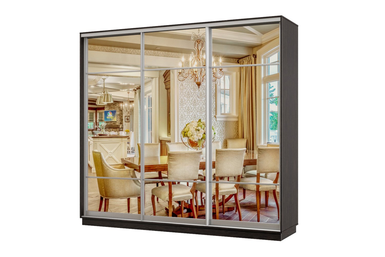 Шкаф-купе 3-дверный Практик 60