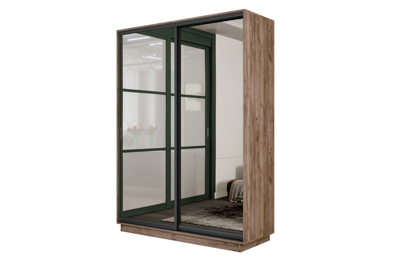 Шкаф-купе 2-дверный Slide-2