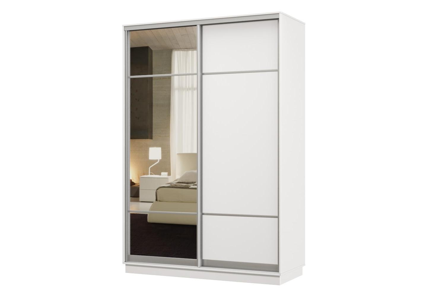 Шкаф-купе 2-дверный Практик