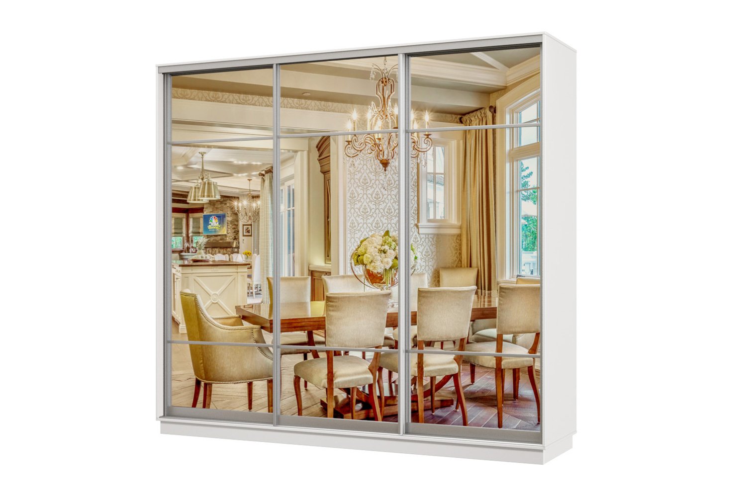 Шкаф-купе 3-дверный Практик 60