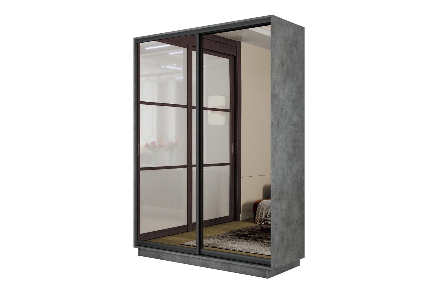 Шкаф-купе 2-дверный Slide-2