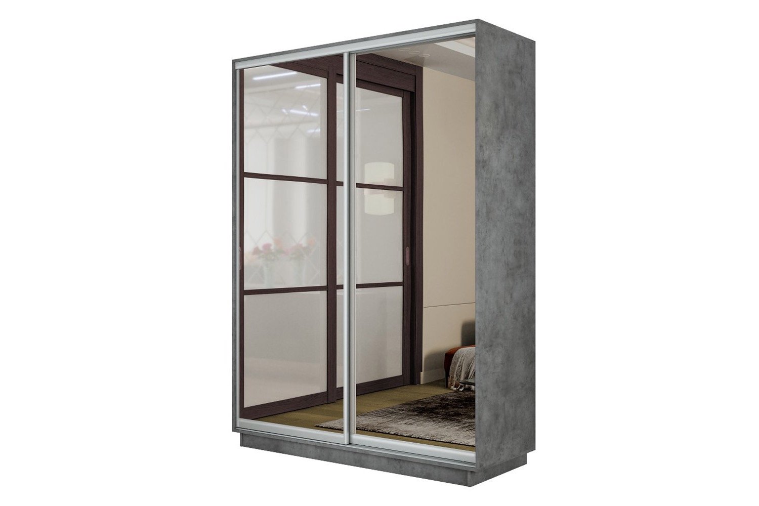 Шкаф-купе 2-дверный Slide-2