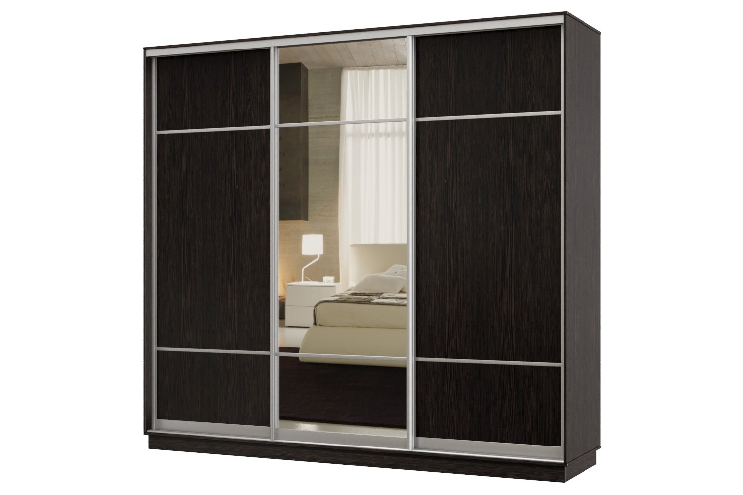 Шкаф-купе 3-дверный Практик 35