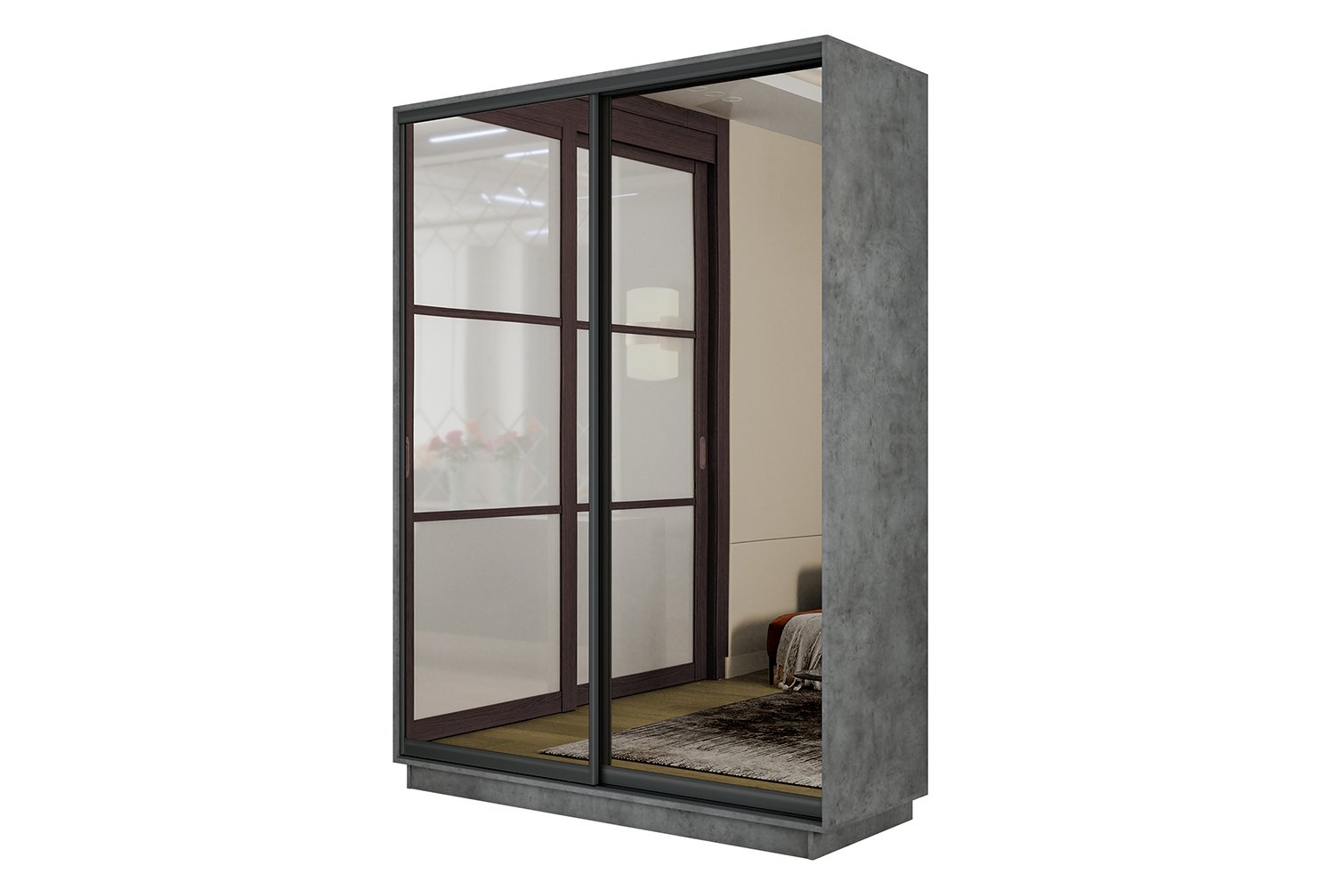 Шкаф-купе 2-дверный Slide-2