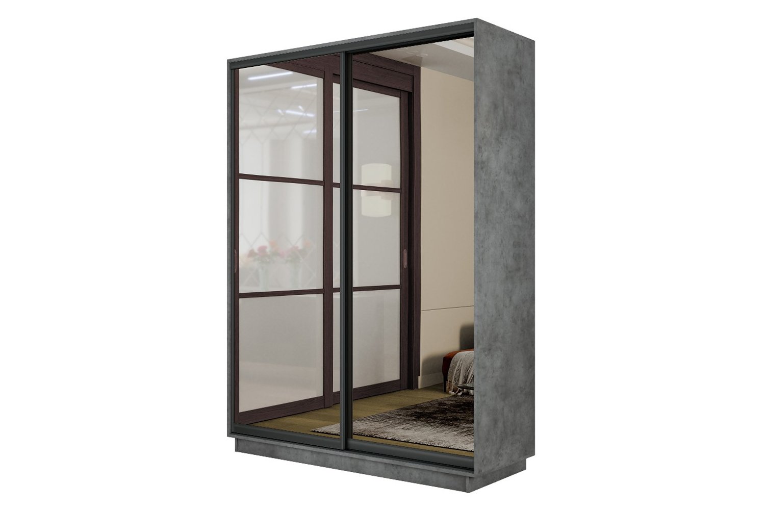 Шкаф-купе 2-дверный Slide-2