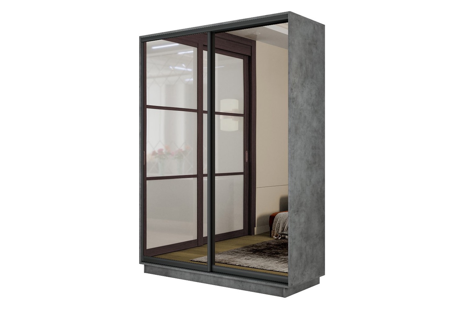 Шкаф-купе 2-дверный Slide-2