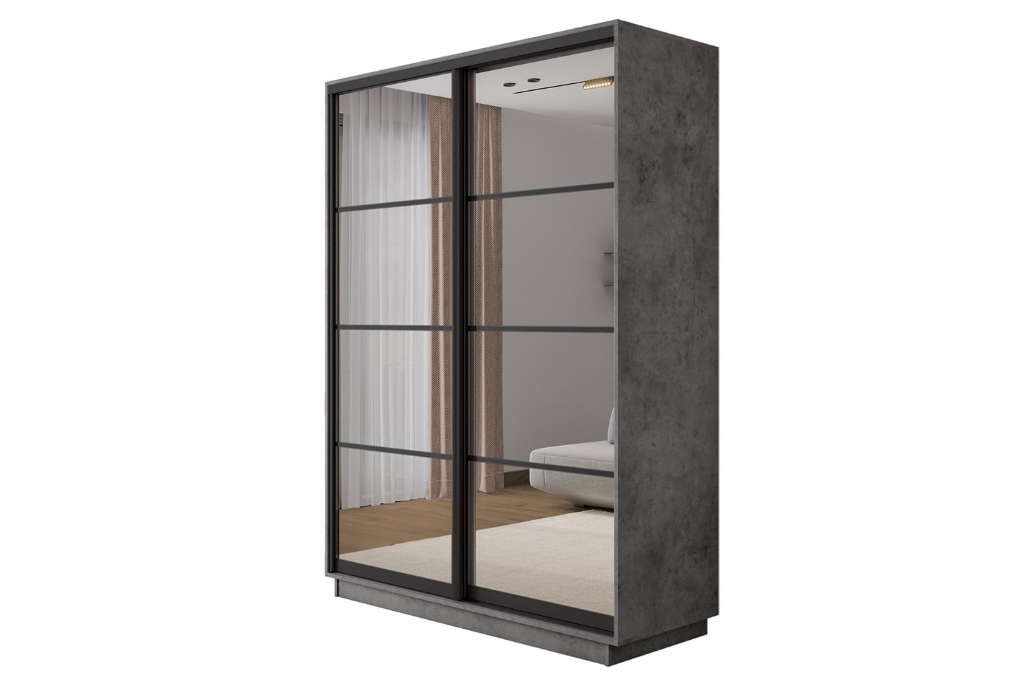 Шкаф-купе 2-дверный Slide-2