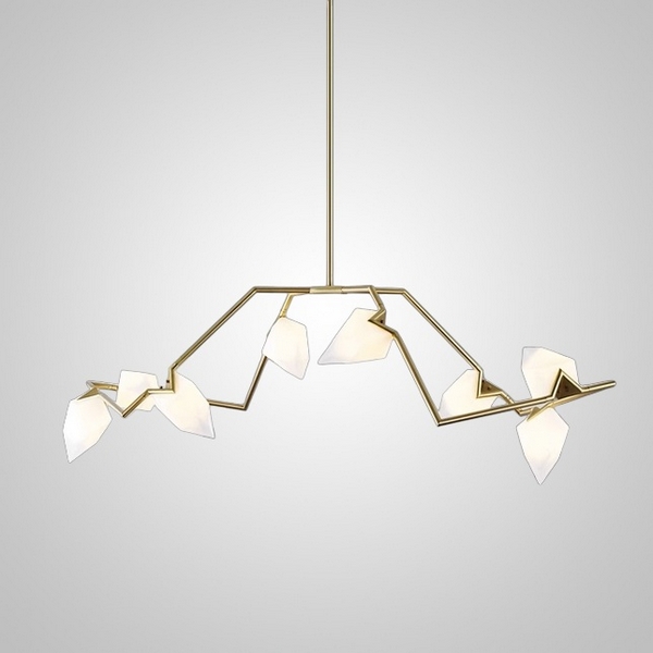 Потолочная люстра на штанге Seed L8 By ImperiumLoft Peach01 241423-26