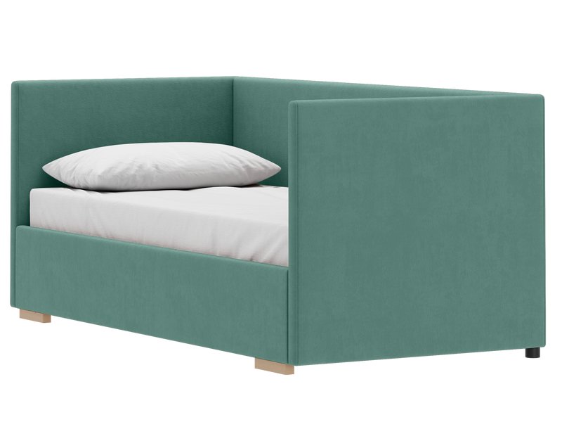 Кровать Сеон 90 Велюр Мятный