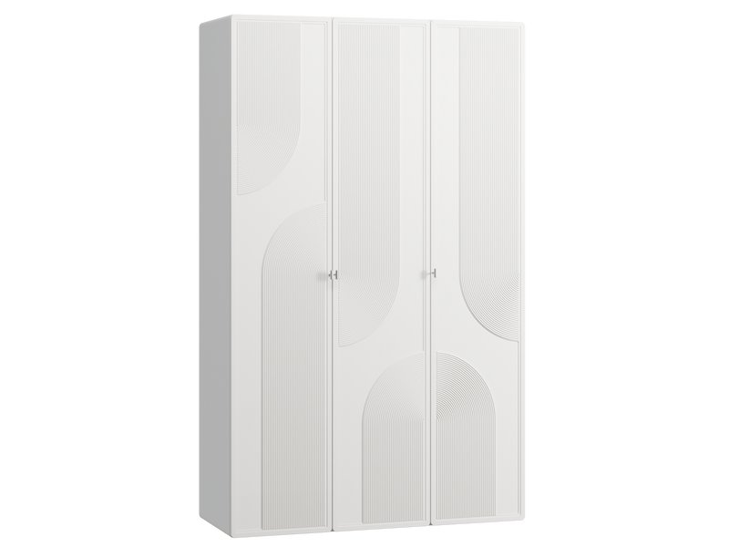 Распашной шкаф Монсон 3-135x222 Белый