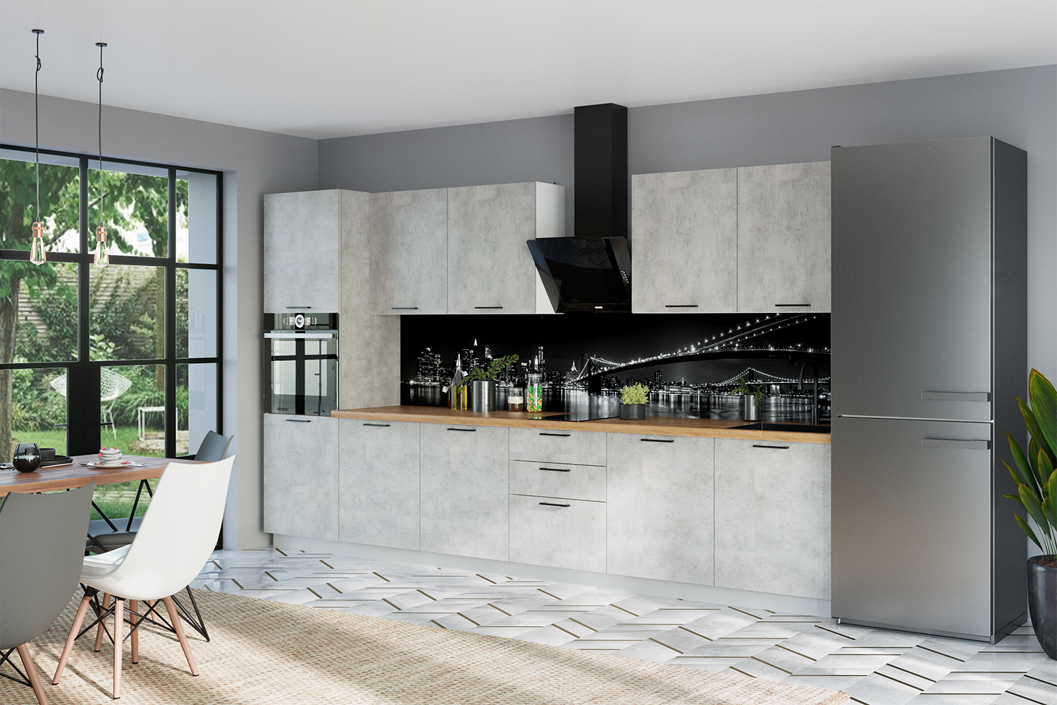 Модульный кухонный гарнитур Сити