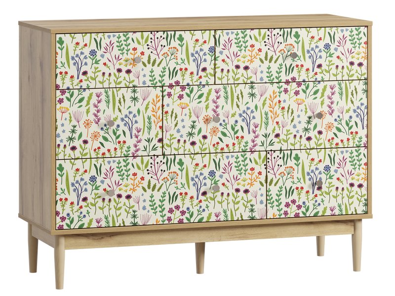 Комод Тайрон 124x93 Сальвия