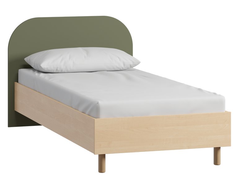 Кровать Дона 90 Береза Оливковый