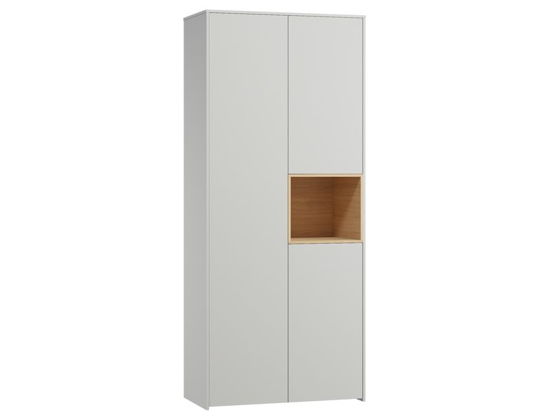 Распашной шкаф Висмар 2-103x240 Пепельный