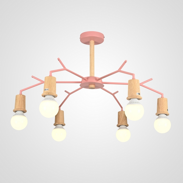 Потолочная люстра на штанге Les Color D80 Pink Imperiumloft ?Lesc_01 (220512-23) ImperiumLoft