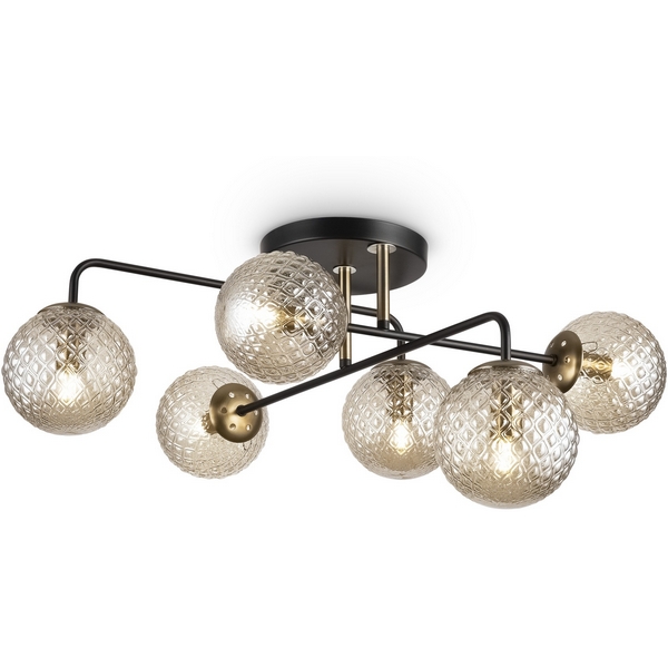 Потолочная люстра на штанге Freya Navel FR8016PL-06BBS