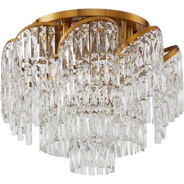 Потолочная люстра хрустальная Stilfort Sapparo 2176/05/12C
