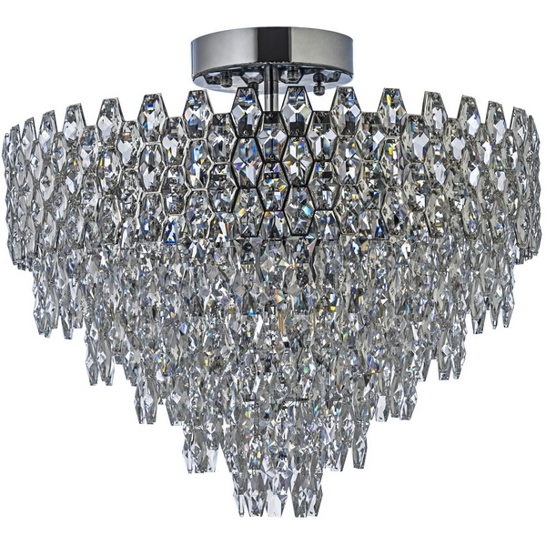 Потолочная люстра на штанге хрусталь Arti Lampadari Osoppo Osoppo E 1.5.60.100 N