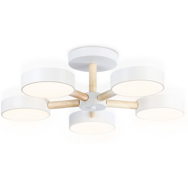 Потолочная люстра (+ночной режим) на штанге светодиодная с пультом Ambrella Comfort FL4825