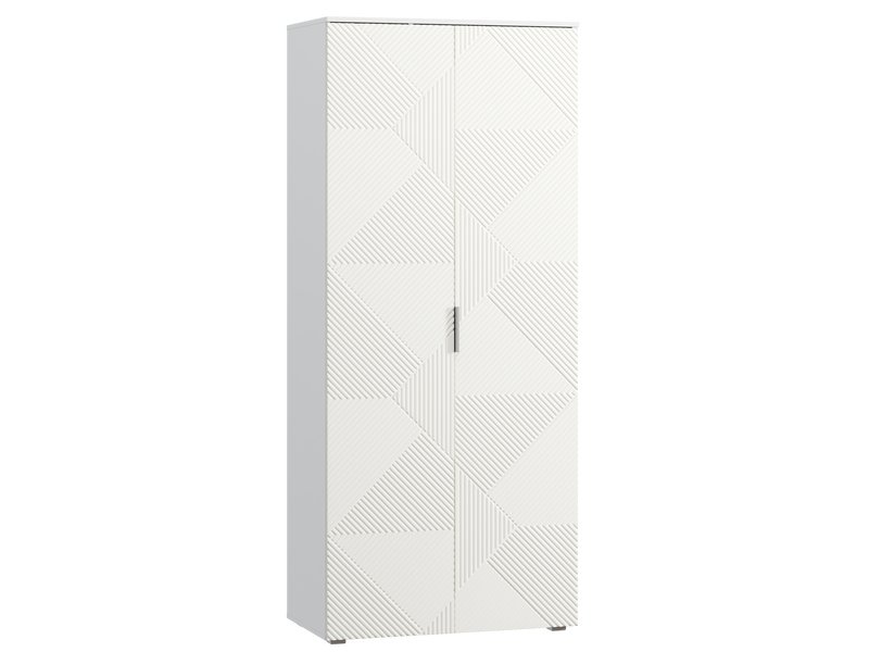 Распашной шкаф Шелтон 2-91x212 Белый