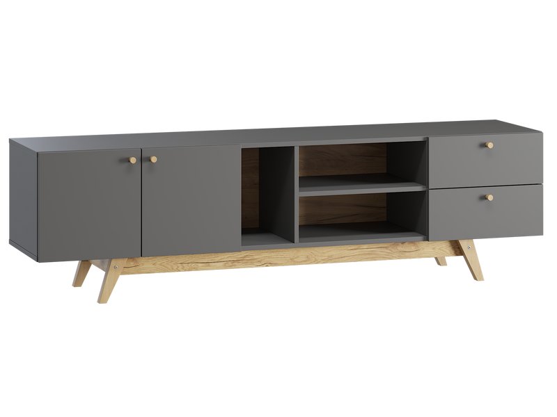 ТВ-тумба Имин 2-180x51 Графитовый