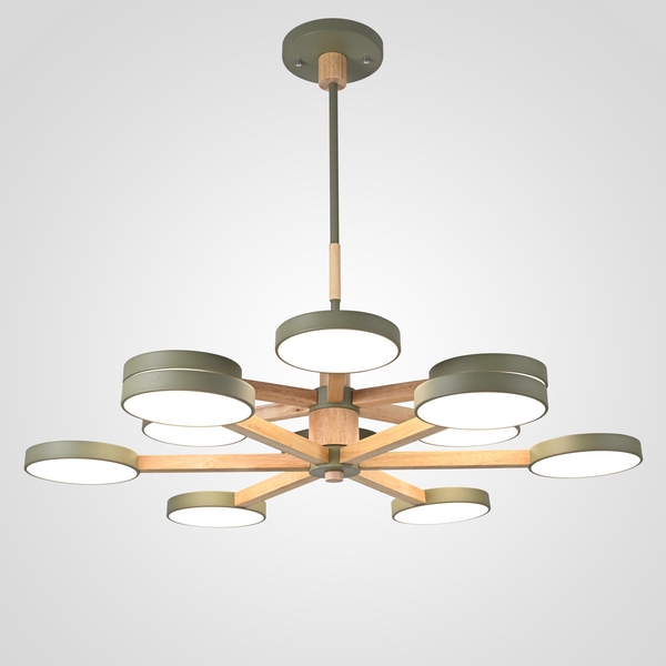 Потолочная люстра LED на штанге Turna Dbl L12 Hacks By ImperiumLoft Turna-Dbl01 (Умный дом, Алиса) 229095-26