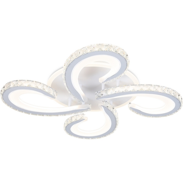 Потолочная светодиодная люстра с пультом Ambrella Acrylica Ice FA1702 (Умный дом)