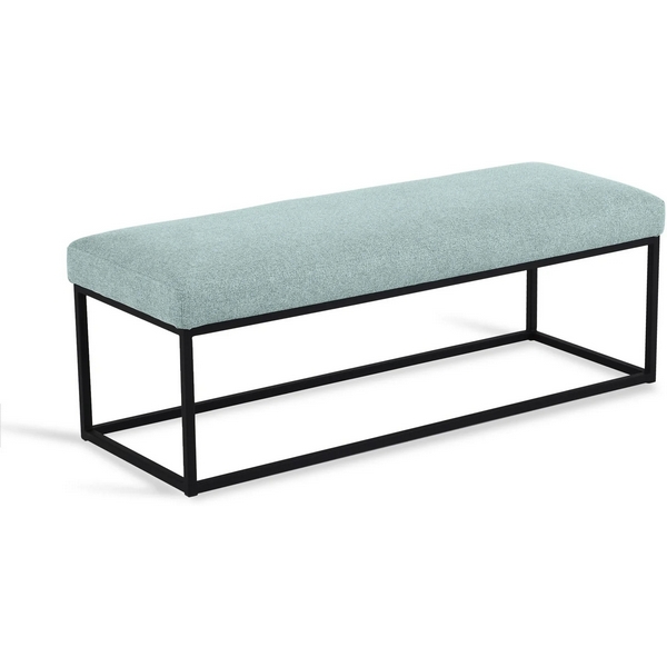 Банкетка Loft Flat ОГОГО (арт.810247), (Ткань,Рогожка/Голубой) ОГОГО Обстановочка!