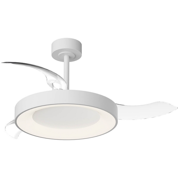 Потолочная светодиодная люстра с вентилятором и пультом Mantra Niseko Fan 9010