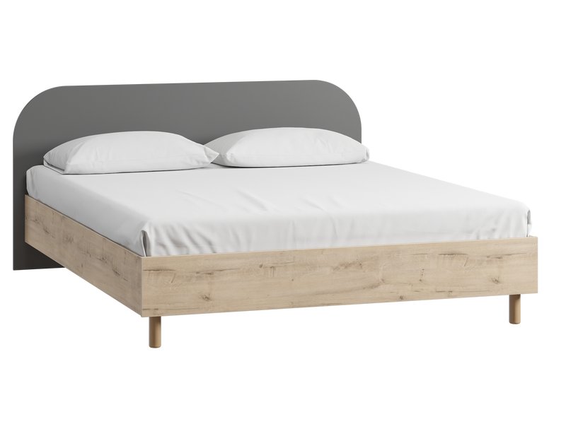 Кровать Дона 160 Дуб Ирландский