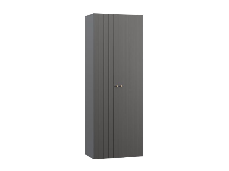 Распашной шкаф Моррис 2-87x242 Графитовый