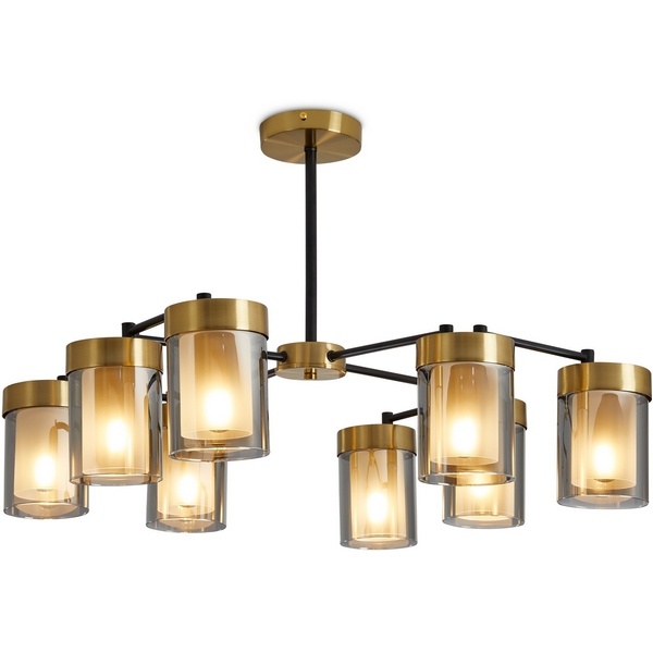 Потолочная люстра на штанге Freya Lora FR5432PL-08BBS