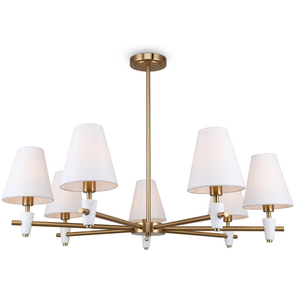 Потолочная люстра на штанге Freya Pietra FR5371CL-07BS